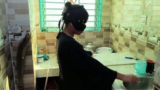 Indian Nepali Step Sister Standing Style Fucking Pussy By Brothr In Kitchen